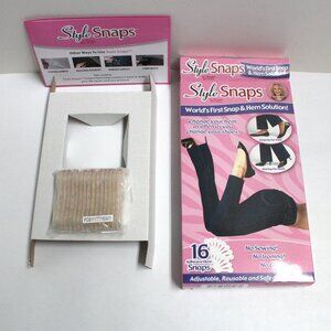 As Seen On TV Style Snaps - Snap & Hem Solution - No Sewing, Ironing or Gluing